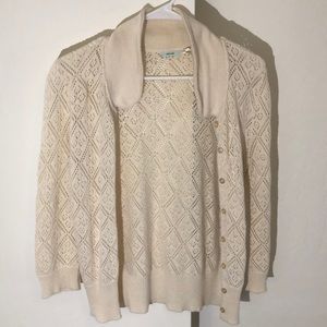 Urban Outfitter Ivory Cardigan from Kimchi Blue